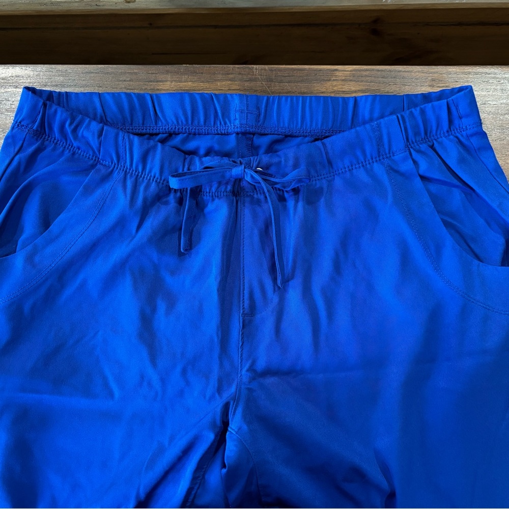 HH Works Galaxy Blue Straight-Leg Scrub Bottoms